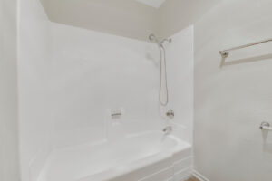 Interior Unit Bathroom, detachable shower head, shower/bathtub.